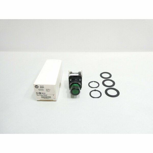 Allen Bradley ILLUMINATED GREEN 120V-AC PUSHBUTTON 800H-QRBH10GAP